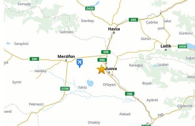 Amasya’nın Suluova ilçesinde 2.3 büyüklüğünde bir deprem meydana geldi. Afet