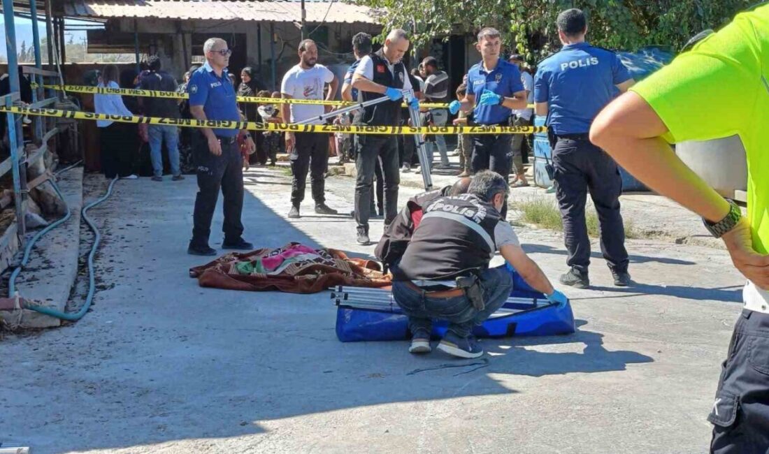 Aydın’ın Efeler ilçesinde bir hayvan çiftliğinde çalışan ailenin 3 yaşındaki