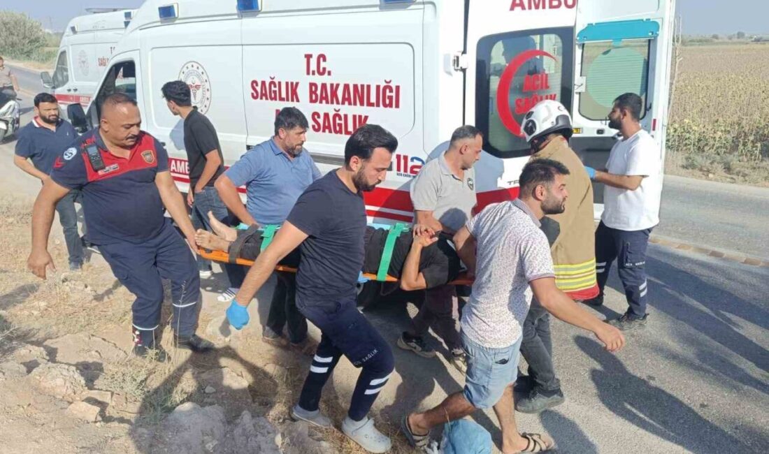 Hatay’da şarampole devrilerek ters dönen araçtaki 7 kişi yaralandı. Kaza,