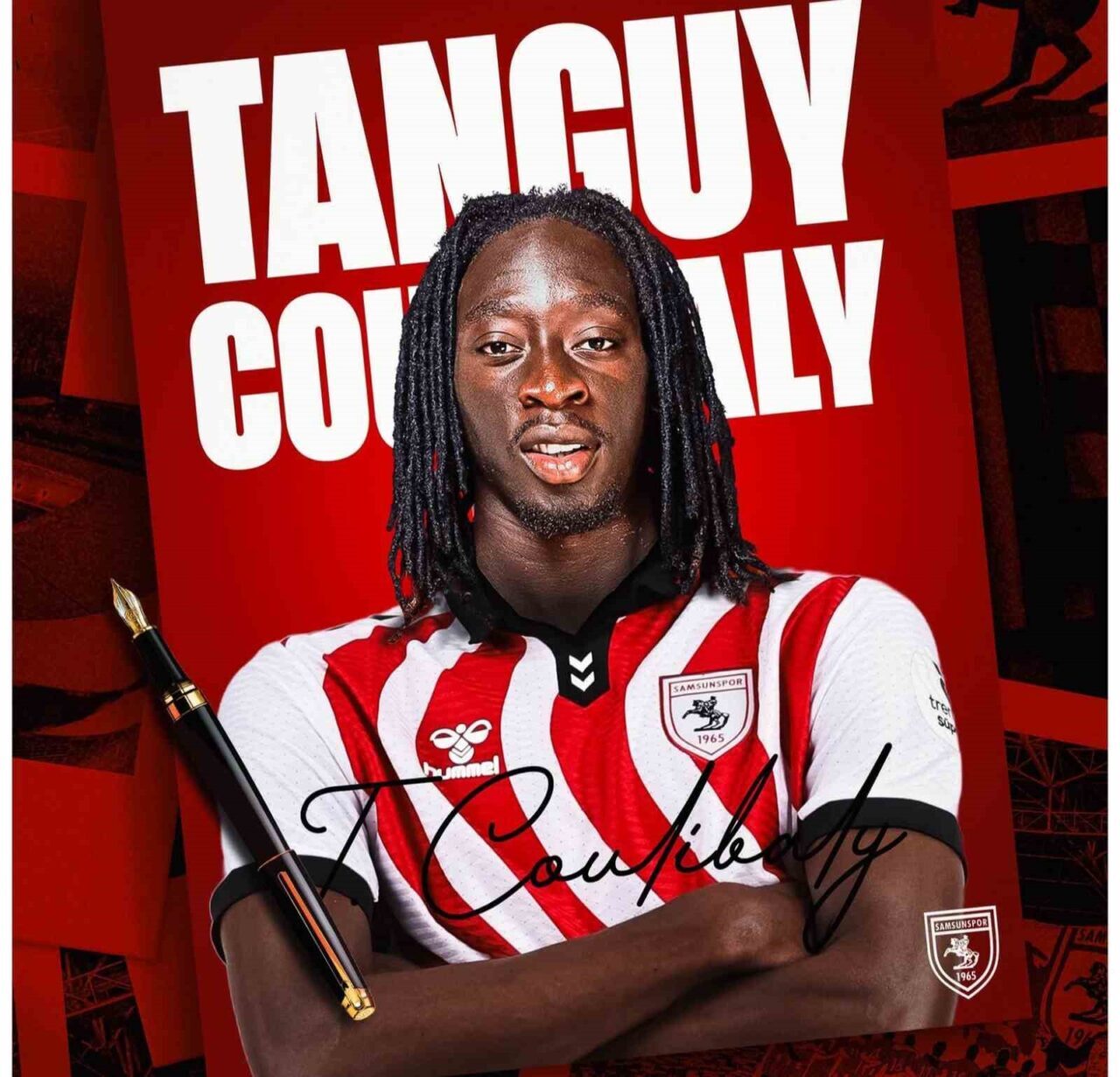 Samsunspor, kanat oyuncusu Tanguy Coulibaly ile 3 yıllık sözleşme imzaladı.