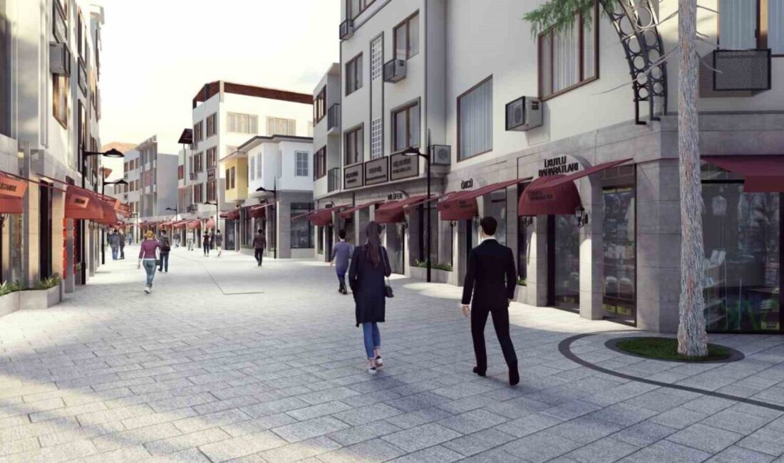 İnegöl Belediyesi’nin “Tarihi Çarşı” projesi içerisinde yer alan Tarihi Uzun