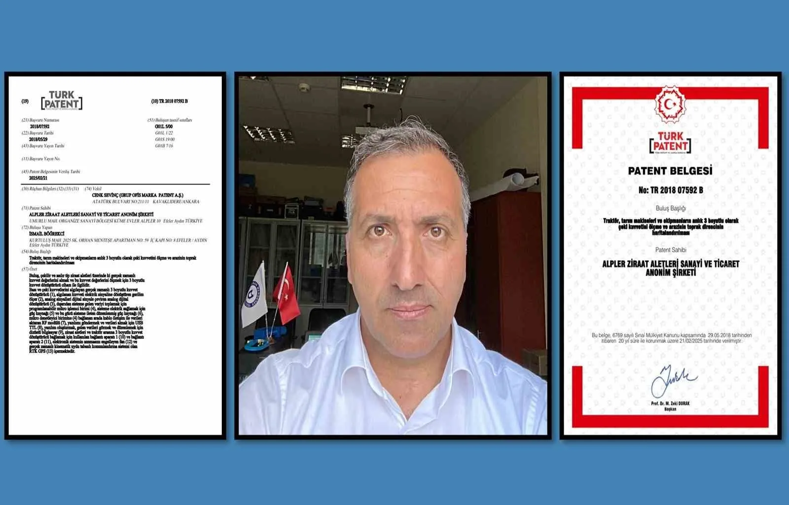 ADÜ Mühendislik Fakültesi Öğretim Üyesi Prof. Dr. İsmail Böğrekci’nin danışmanlığında