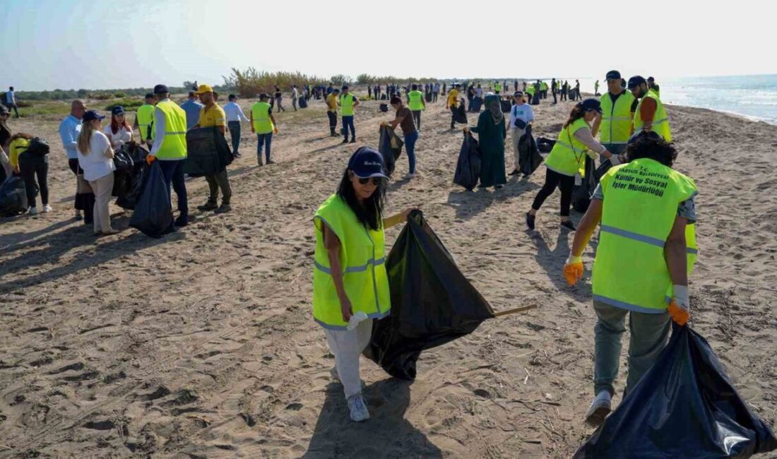 Mersin’in Tarsus Belediyesi, 150 personelin katılımıyla Tarsus Plajı’nda kapsamlı bir