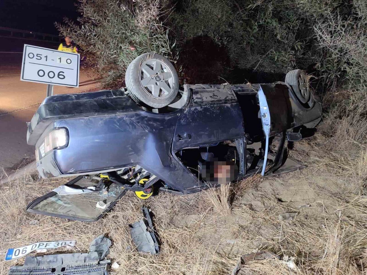 Mersin’in Tarsus ilçesinde meydana gelen trafik kazasında 1 kişi öldü,