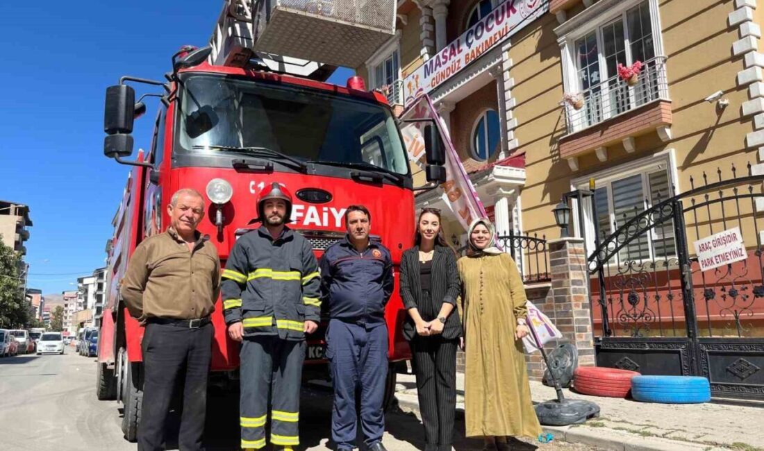 Bitlis’in Tatvan ilçesinde Çocuk Gündüz Bakımevi’nde yangın tatbikatı gerçekleştirildi. Bitlis