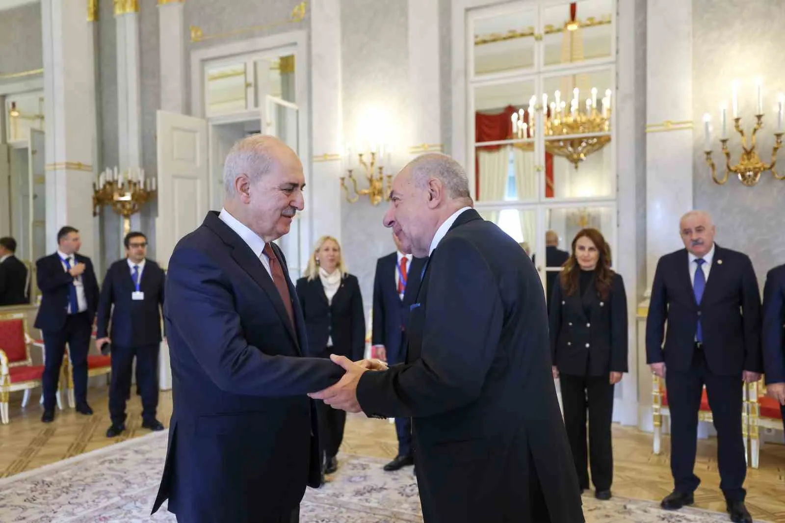 Türkiye Büyük Millet Meclisi (TBMM) Başkanı Numan Kurtulmuş, resmi ziyaret