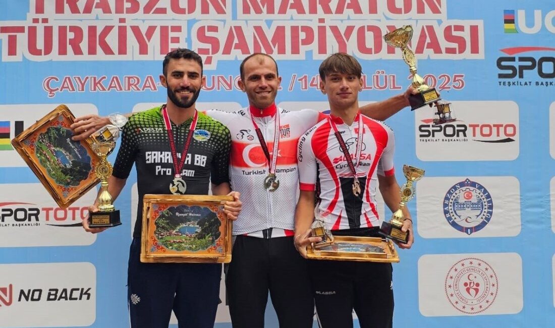 Sakarya Büyükşehir Belediyesi bisiklet sporcusu, Trabzon’da düzenlenen 2025 Dağ Bisikleti