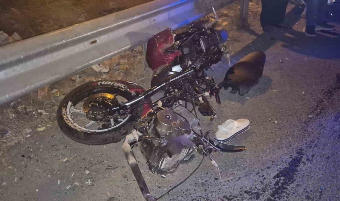 Tekirdağ’ın Ergene ilçesinde kırmızı ışık yanan hemzemin geçitten geçiş yaptıktan