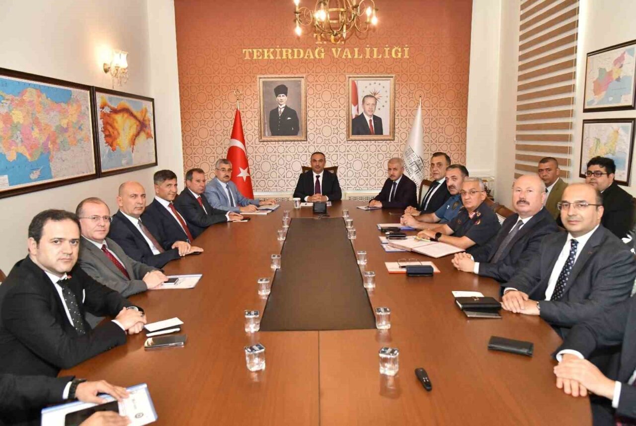 Tekirdağ Valisi Recep Soytürk başkanlığında, 2025-2026 Akademik Yılı 1. Dönem