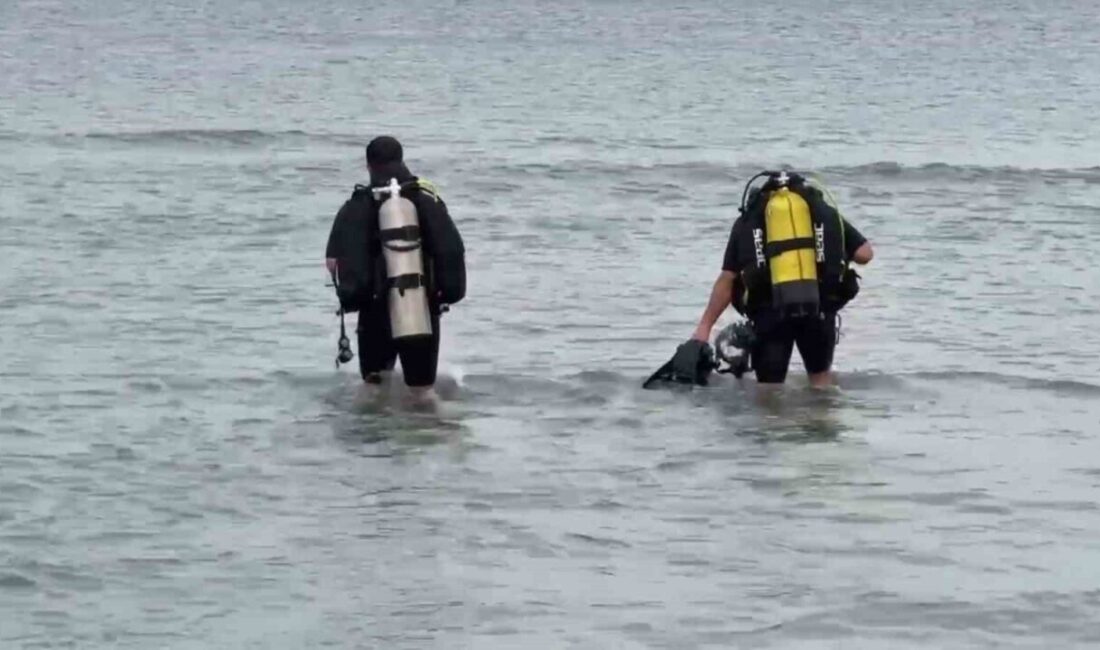 Tekirdağ’ın Marmaraereğlisi ilçesinde denize giren kadını bulmak için sabah saatlerinden