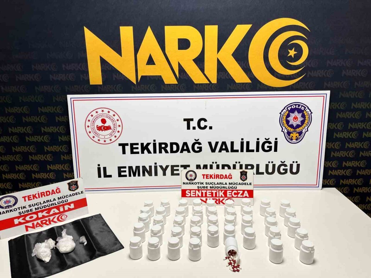 Tekirdağ İl Emniyet Müdürlüğü Narkotik Suçlarla Mücadele Şube ekipleri, 8-15