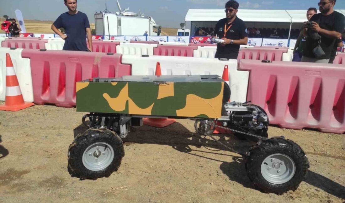 Tekirdağ’da bu yıl ilk kez düzenlenen İnsansız Kara Aracı (İKA)