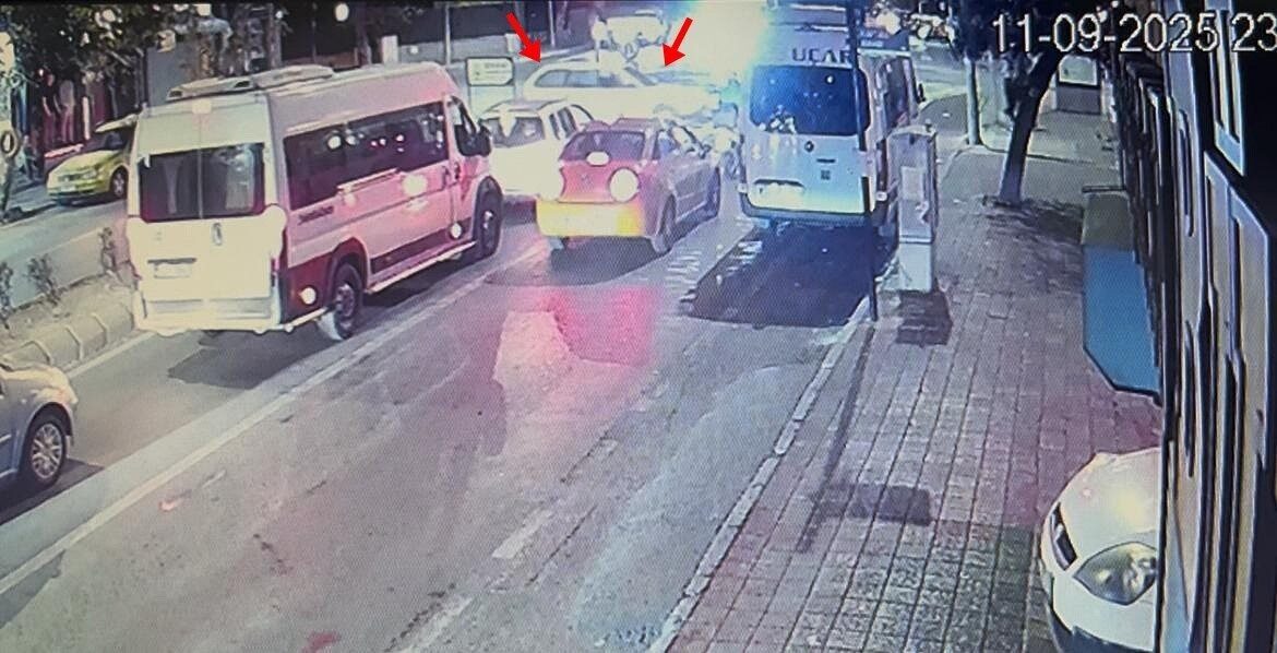 Tekirdağ Çorlu’da yaya geçidi üzerinden karşıdan karşıya geçen otomobile 993