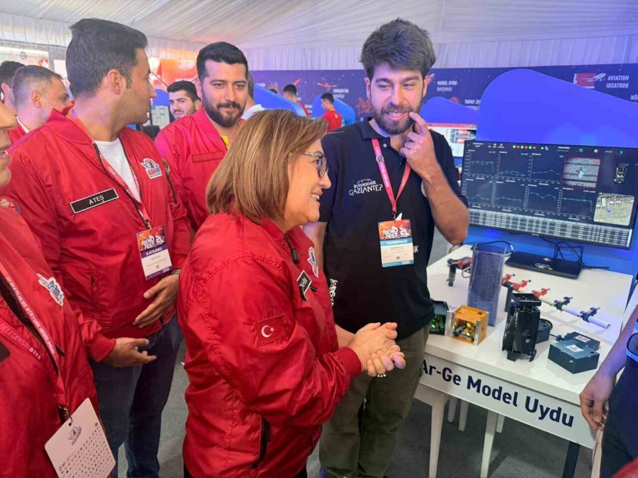 Gaziantep Büyükşehir Belediye Başkanı Fatma Şahin, TEKNOFEST 2025’in İstanbul ayağında