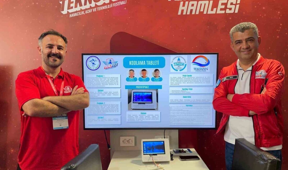 Erzurum’dan Teknofest’e katılan Faruk Fatsa, GAFA Robot ile Türkiye birincisi