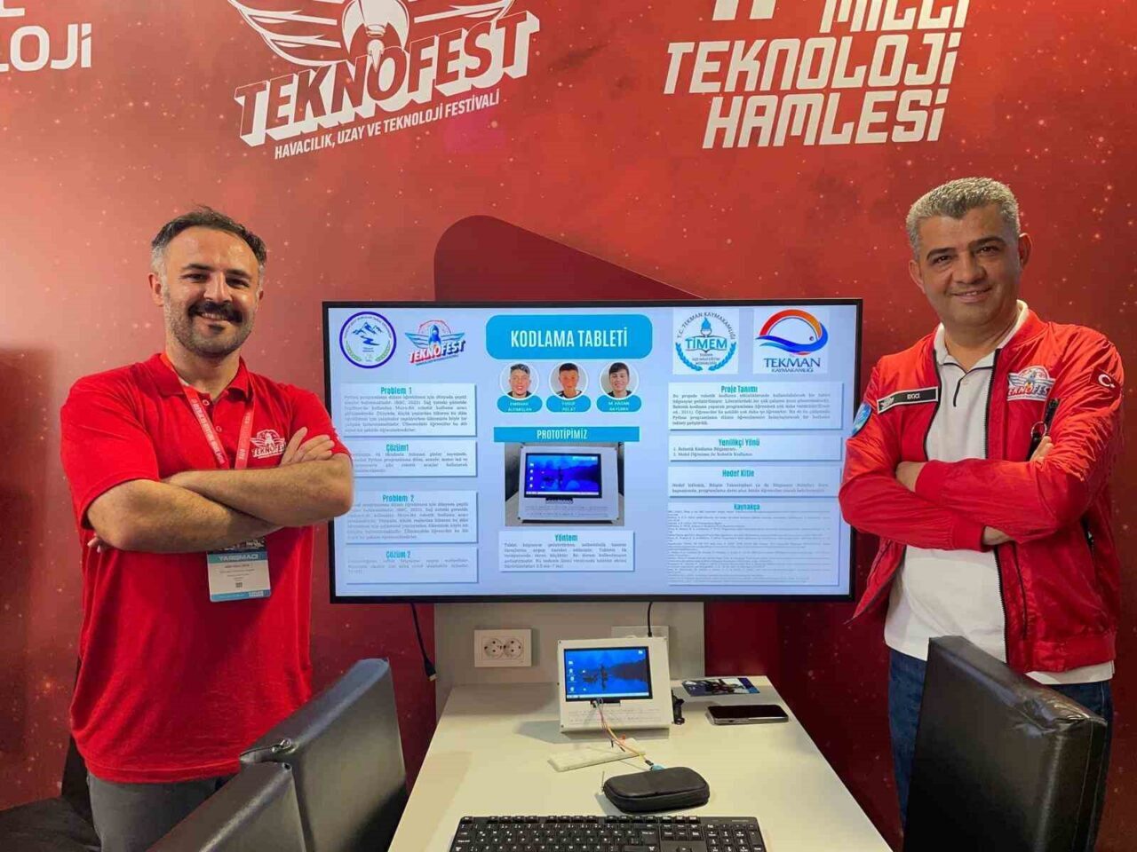 Erzurum’dan Teknofest’e katılan Faruk Fatsa, GAFA Robot ile Türkiye birincisi