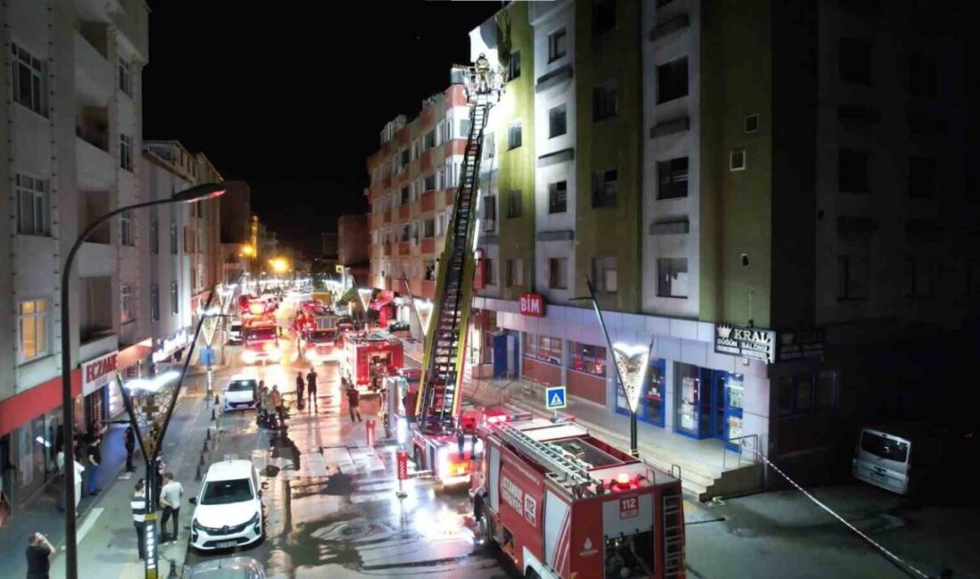 İstanbul’un Pendik ilçesinde bulunan 4 katlı bir tekstil atölyesinde yangın