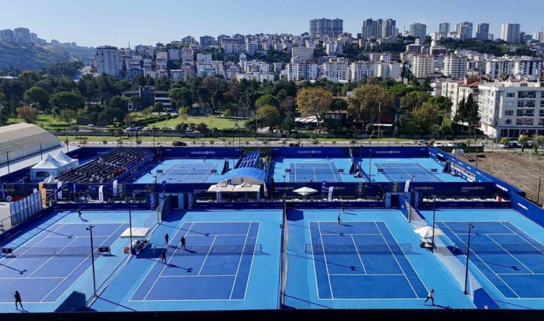 Uluslararası Samsun Açık WTA 125 Turnuvası Samsun’da başladı. 26 ülkeden