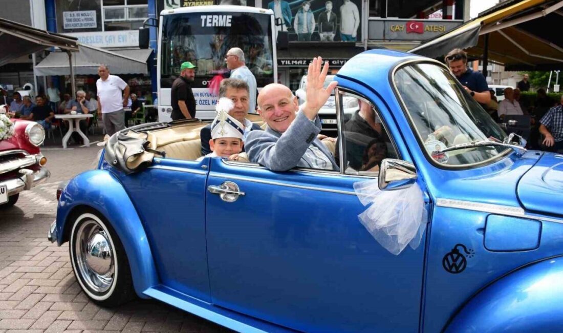 Samsun’un Terme Belediyesi tarafından düzenlenen “5. Geleneksel Sünnet Şöleni”, büyük