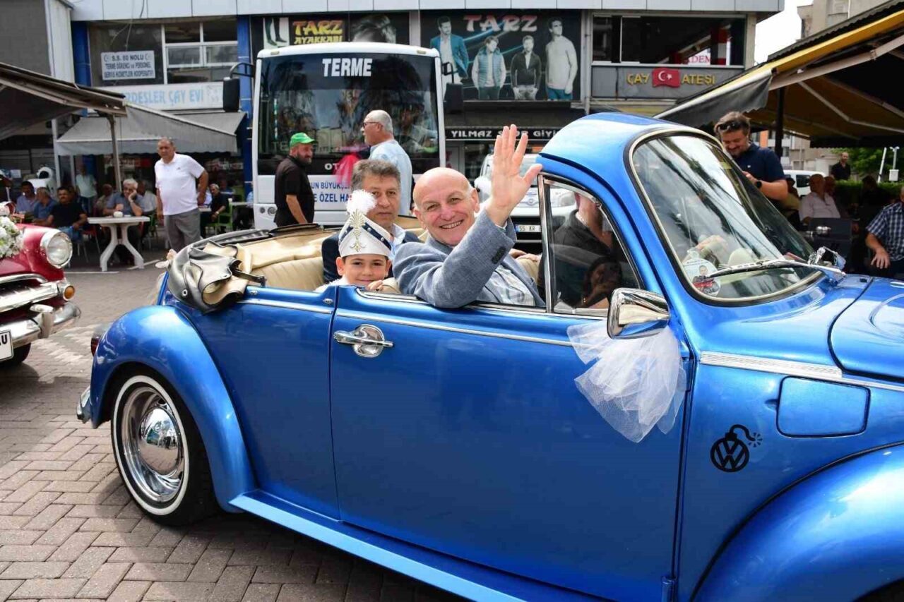 Samsun’un Terme Belediyesi tarafından düzenlenen “5. Geleneksel Sünnet Şöleni”, büyük