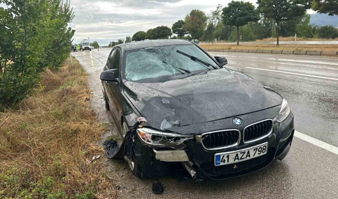 Tokat’ın Niksar ilçesinde yolun karşısına geçmeye çalışan yaşlı kadın otomobilin