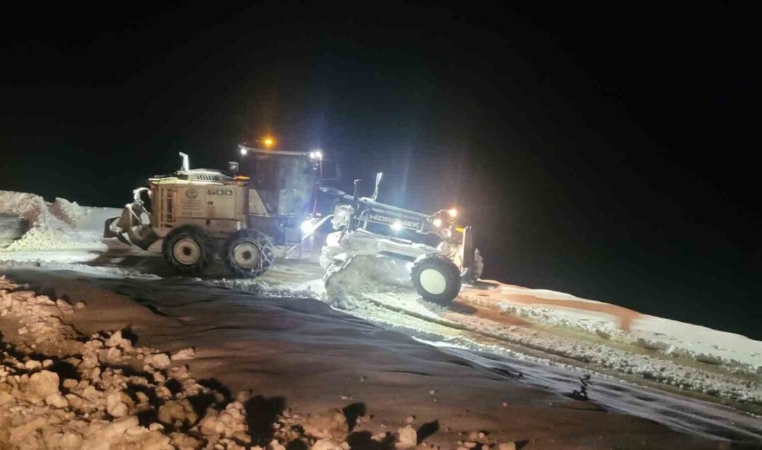 Trabzon’un yüksek kesimlerinde etkili olan kar yağışının ardından harekete geçen