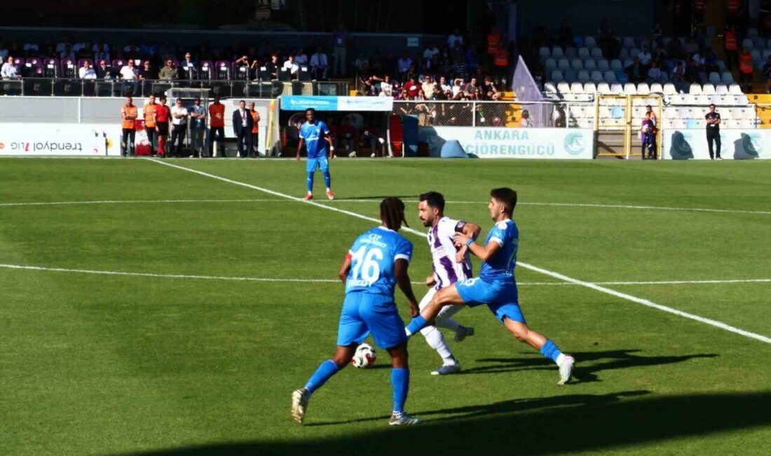 Trendyol 1. Lig’in 6. haftasında Ankara Keçiörengücü, sahasında karşılaştığı Bodrum