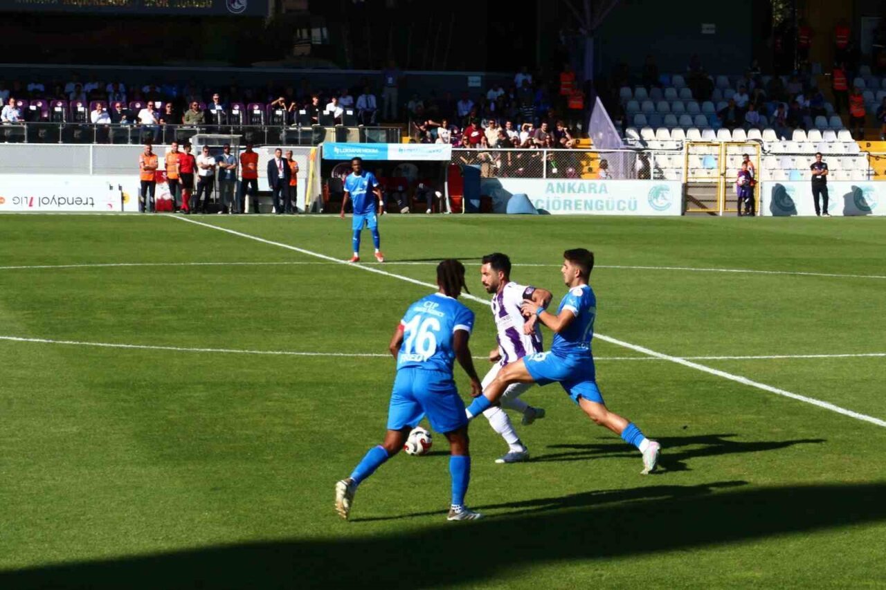 Trendyol 1. Lig’in 6. haftasında Ankara Keçiörengücü, sahasında karşılaştığı Bodrum