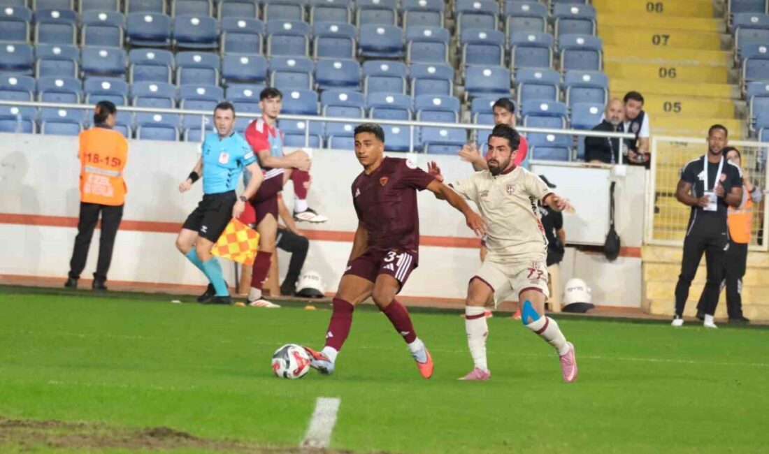 Trendyol 1. Lig’in 8. haftasında Atakaş Hatayspor, Mersin’de oynanan karşılaşmada