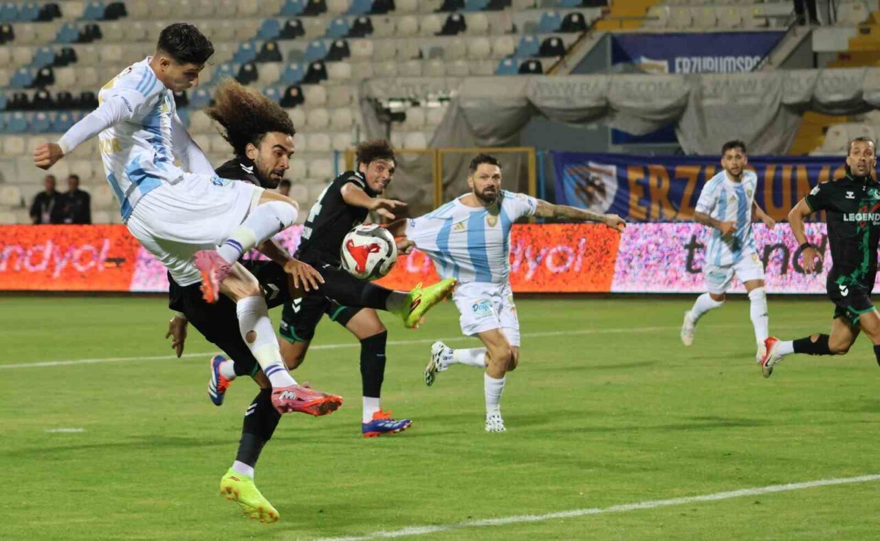 Trendyol 1. Lig 5. haftasında Erzurumspor FK ile Sakaryaspor 1-1
