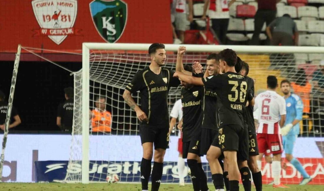 Trendyol Süper Lig’in 6. haftasında Antalyaspor sahasında Kayserispor ile 1-1