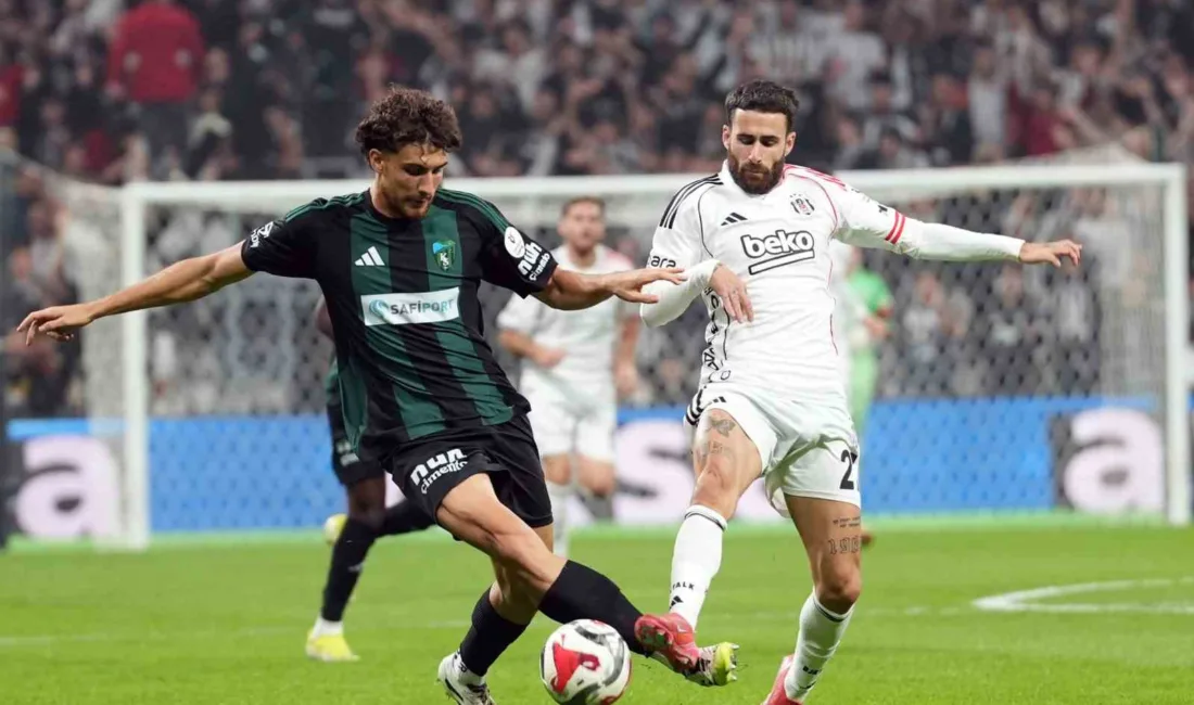 Trendyol Süper Lig’in 7. haftası kapanış maçında Beşiktaş, sahasında Kocaelispor