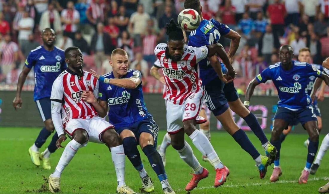 Trendyol Süper Lig’in 3. hafta erteleme maçında Samsunspor, Kasımpaşa ile