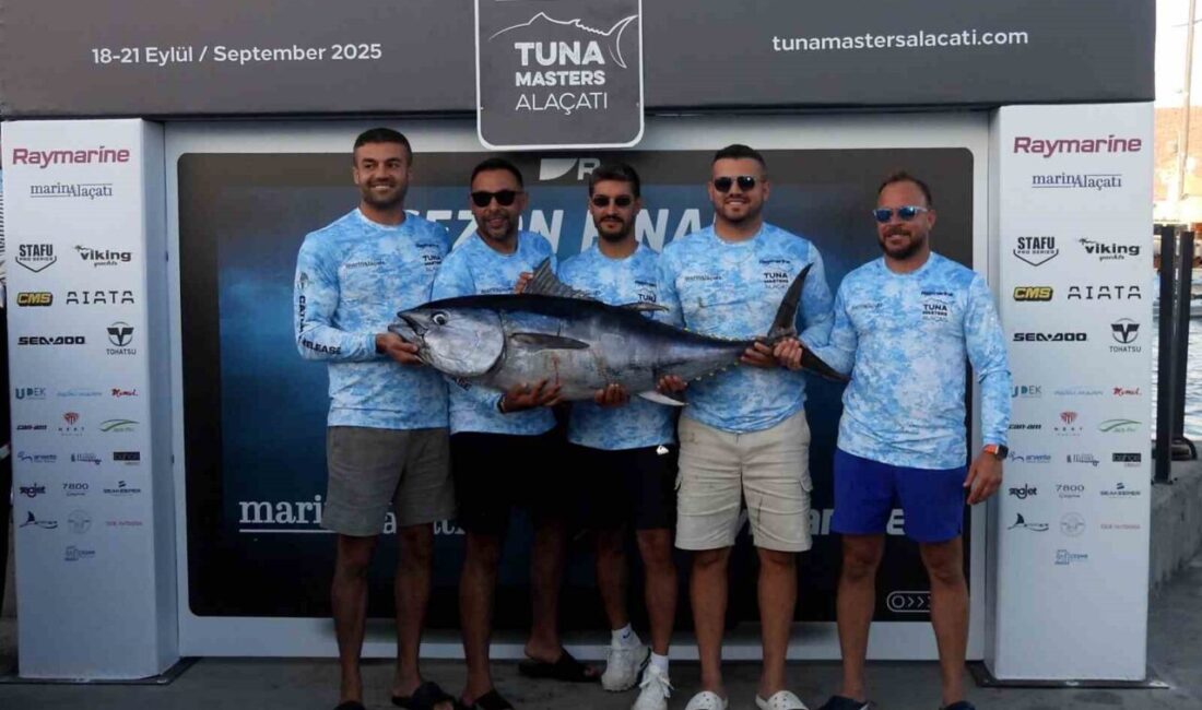İZMİR (İHA) – İzmir’in Çeşme ilçesinde düzenlenen Raymarine Tuna Masters