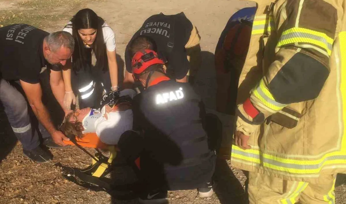 Tunceli’de 2 aracın çarpışması sonucu meydana gelen trafik kazasında 5