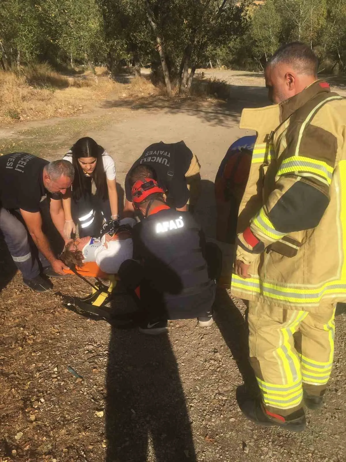 Tunceli’de 2 aracın çarpışması sonucu meydana gelen trafik kazasında 5