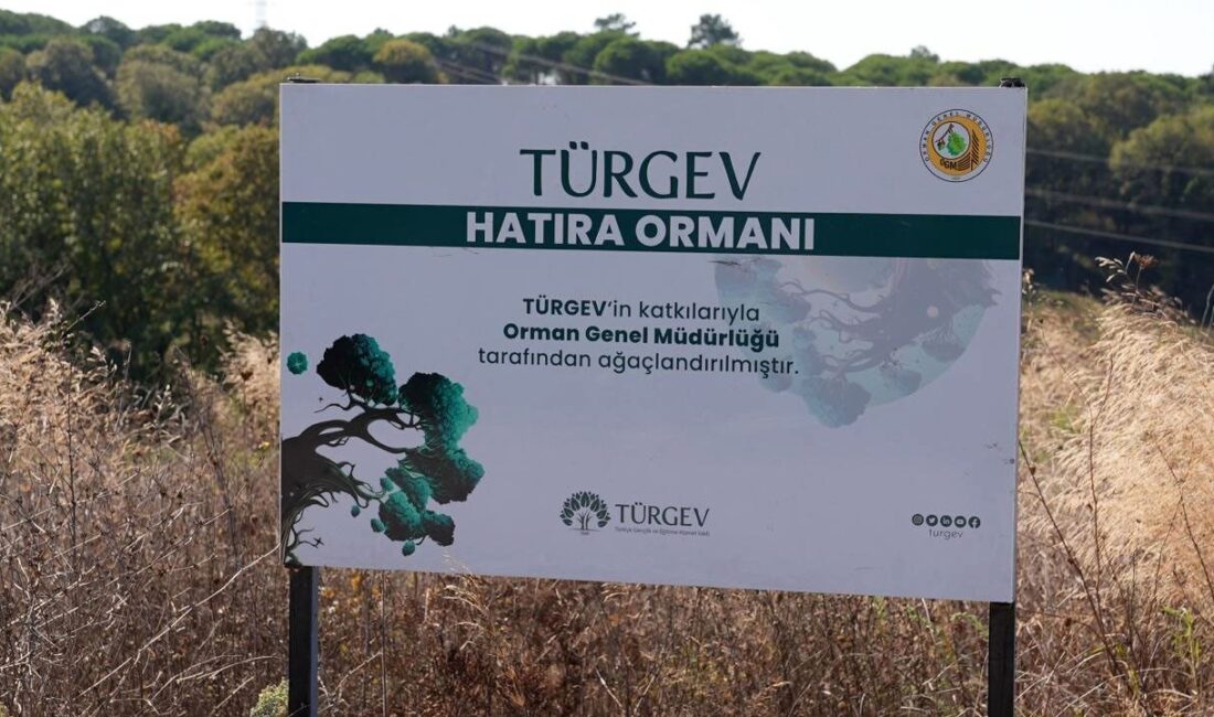 Türkiye Gençliğe ve Eğitime Hizmet Vakfı (TÜRGEV) iklim değişikliğiyle mücadelede