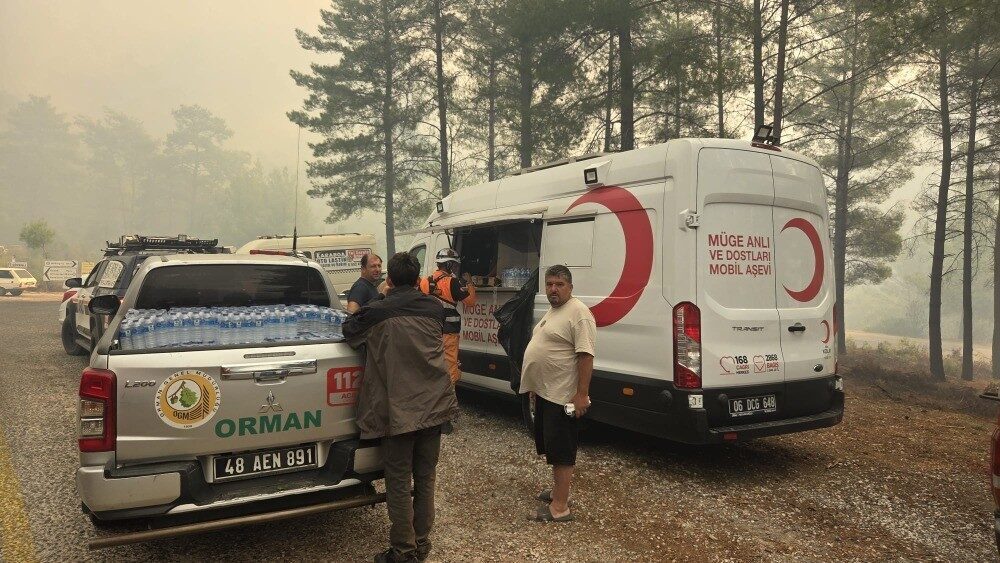 Türk Kızılay, Muğla’nın Köyceğiz ilçesi ile Antalya’nın Alanya ilçesinde devam