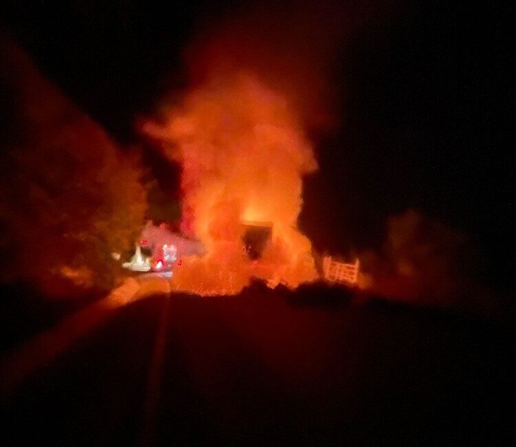 Sinop’un Türkeli ilçesine bağlı Akçabük köyünde bir kamyonetin seyir halindeyken