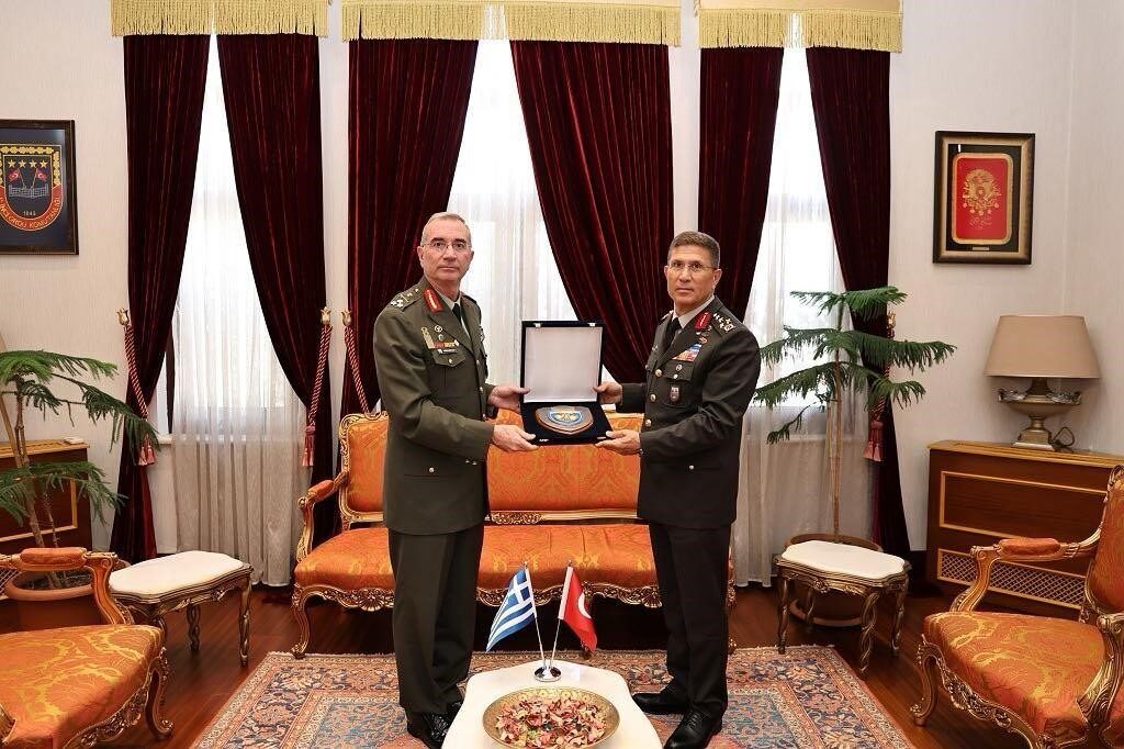 Yunanistan 1’inci Ordu Komutanı Korgeneral Stavros Papastathopoulos, Türkiye 1’inci Ordu