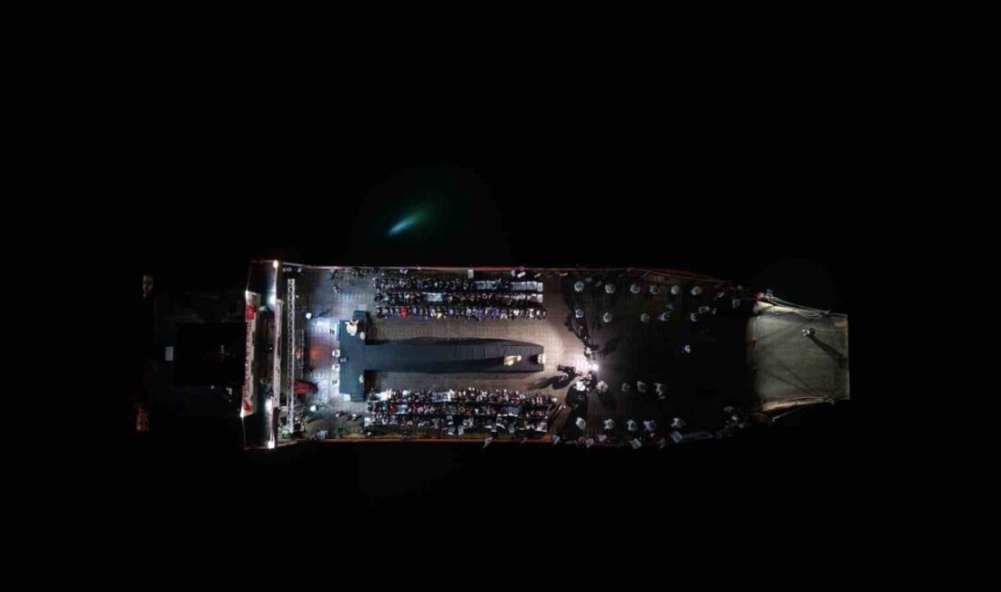 Tunceli’nin Pertek ilçesinde, Keban Baraj Gölü üzerinde Türkiye’de ilk kez