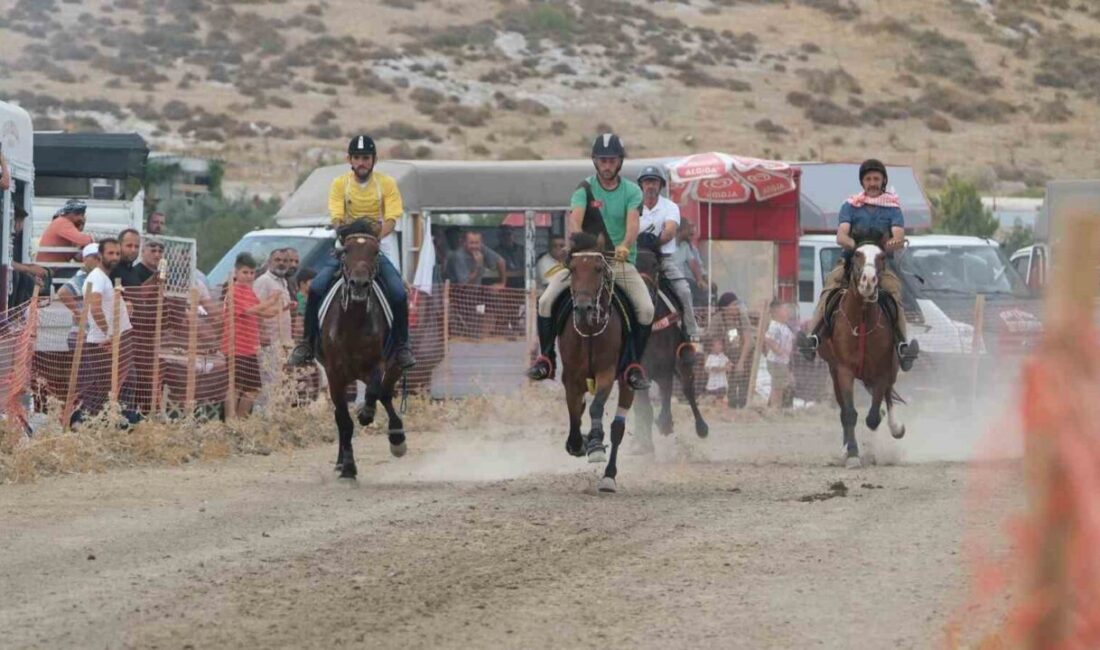 Menemen Belediyesi tarafından geleneksel hale getirilen rahvan at yarışları, bu