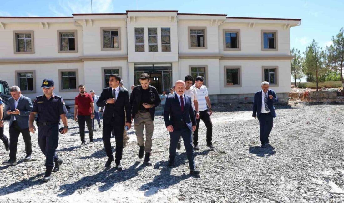 Adıyaman Valisi Osman Varol, Tut ilçesinde yapımı büyük ölçüde tamamlanan