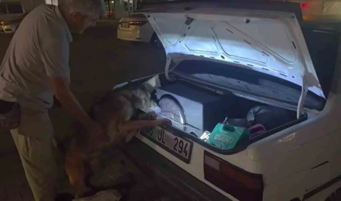 Adana’da bir otomobilin bagajında bulunan subwoofer (hoparlör) içerisinden yaklaşık 2