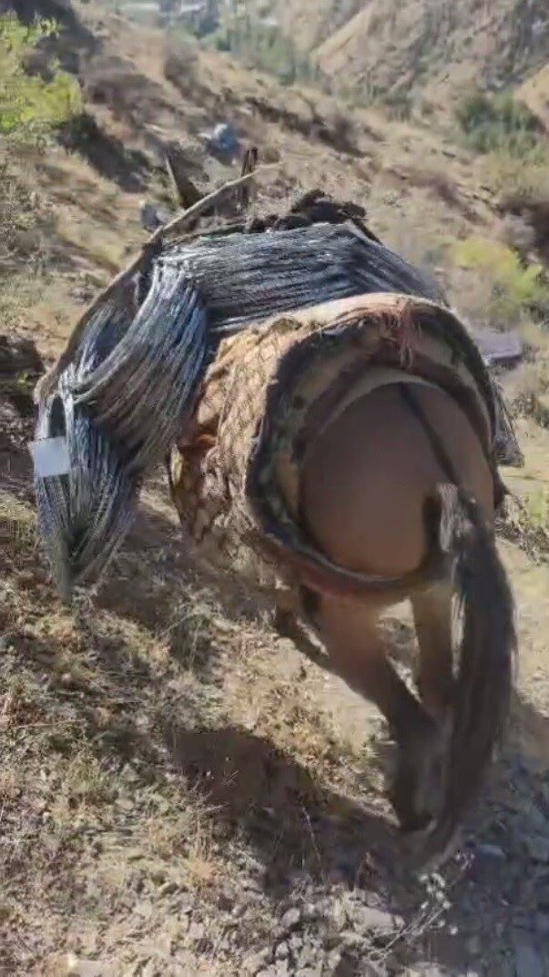 Şırnak’ın Uludere ilçesinde Kaya Islahı Önlem Projesi zorlu şartlara rağmen