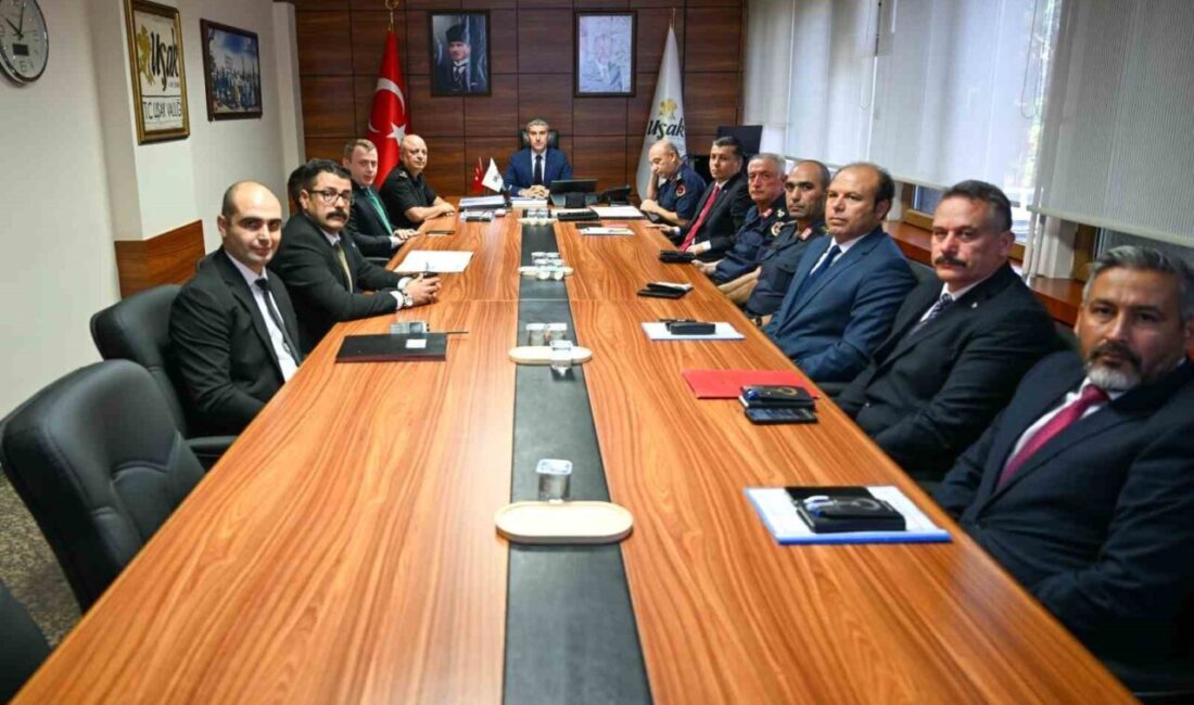 Uşak’ta İl Güvenlik ve Asayiş Koordinasyon Toplantısı’nda birçok konu değerlendirildi.