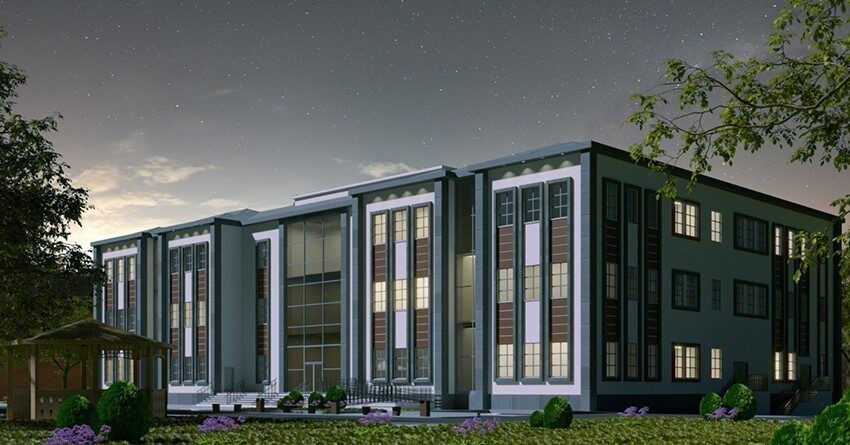 Uşak Üniversitesi Eşme Meslek Yüksekokulu’nun depreme dayanıksız olduğu gerekçesiyle yıkılan