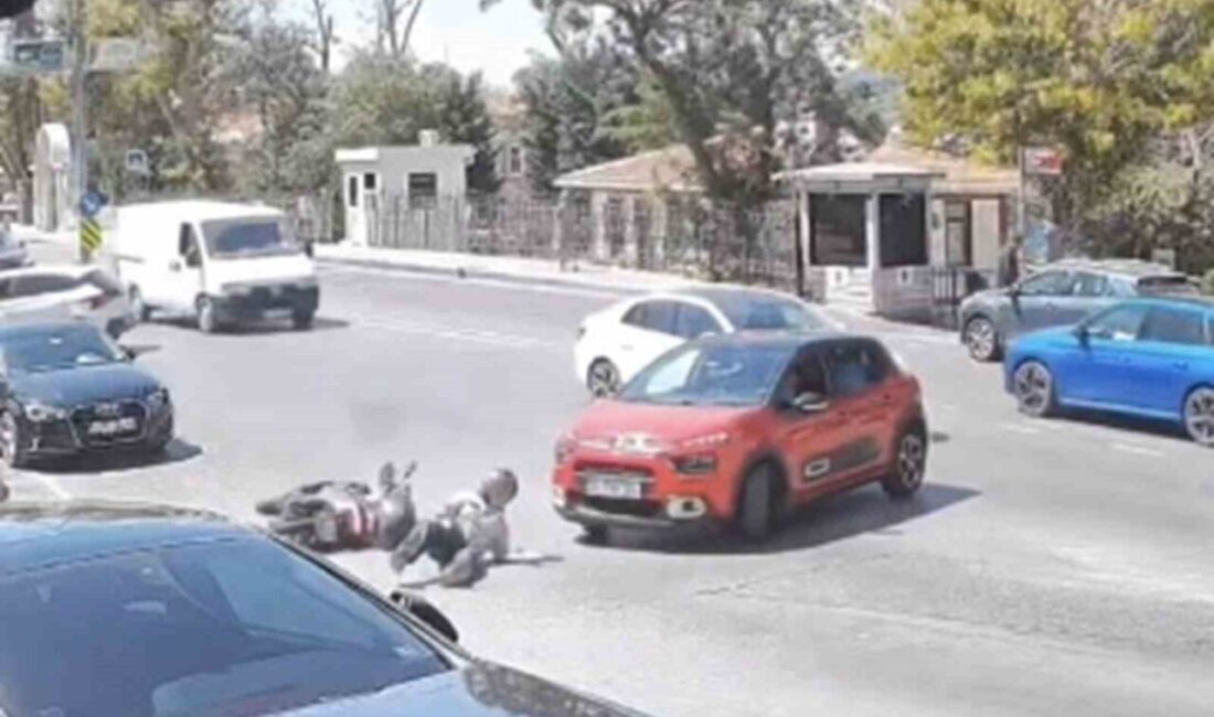 Üsküdar-Beylerbeyi’nde aynı noktada meydana gelen çok sayıda trafik kazası güvenlik