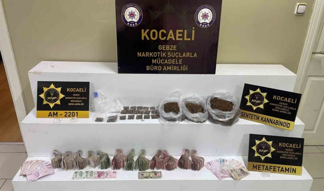 Kocaeli’nin Çayırova ilçesinde düzenlenen uyuşturucu operasyonunda 4 şüpheli yakalandı. Ele