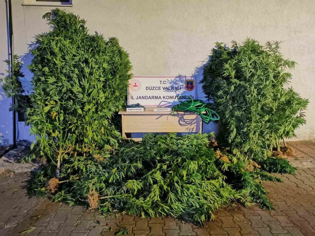 Düzce’de narkotik ekiplerince yapılan operasyonlarda 44 kişiye adli işlem yapıldı,